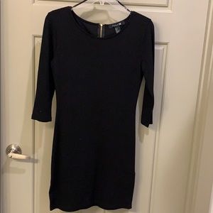 Black bodycon dress